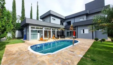 Casa com 6 dormitórios à venda, 462 m² por R$ 3.700.000,00 - Condominio Porto Atibaia - Atibaia/SP