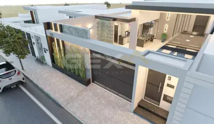 Casa à venda no bairro São Roque, 3 quartos sendo 1 suíte com closet, 4 vagas. (