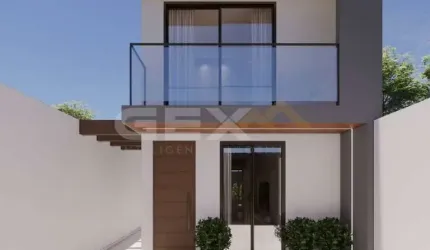 Casa duplex à venda no bairro Fábio Notini, 3 quartos, 1 suíte e 2 vagas.
