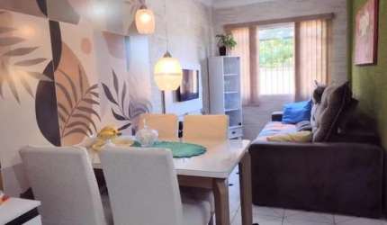 Apartamento com 1 quarto, 1 banheiro, na Martim de Sá em Caraguatatuba-SP