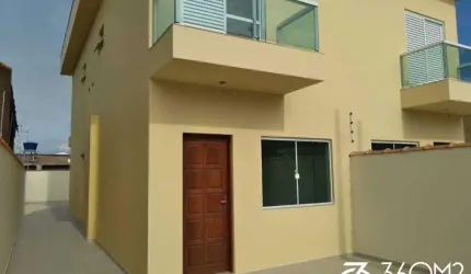 Sobrado para Venda em Itanhaém, Tupy, 2 dormitórios, 2 suítes, 3 banheiros, 2 vagas