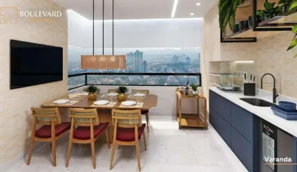Apartamento para Venda em Santo André, Vila Valparaíso, 2 dormitórios, 2 suítes, 3 banheiros, 1 vaga