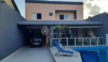 Casa para Venda em Itanhaém, Balneário Jequitibá, 5 dormitórios, 2 suítes, 4 banheiros, 10 vagas
