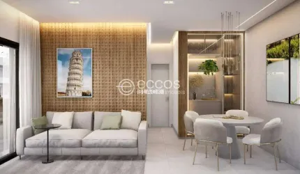 Apartamento à venda, 2 quartos, 1 suíte, 2 vagas, Santa Mônica - Uberlândia/MG