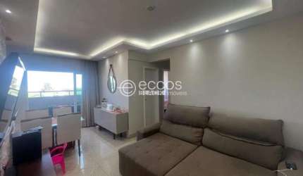 Apartamento à venda, 2 quartos, 1 suíte, 2 vagas, Novo Mundo - Uberlândia/MG