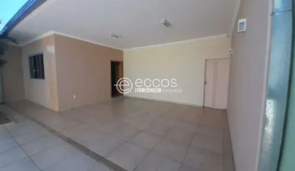 Casa para aluguel, 3 quartos, 1 suíte, 2 vagas, Santa Mônica - Uberlândia/MG