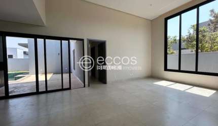 Casa em condomínio à venda, 3 quartos, 3 suítes, 2 vagas, Laranjeiras - Uberlândia/MG
