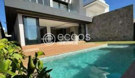 Casa em condomínio à venda, 4 quartos, 4 suítes, 3 vagas, Gávea Sul - Uberlândia/MG