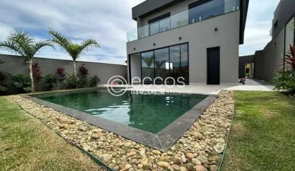Casa em condomínio à venda, 4 quartos, 3 suítes, 4 vagas, Gávea - Uberlândia/MG