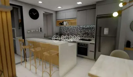 Apartamento à venda, 2 quartos, 1 suíte, 1 vaga, Novo Mundo - Uberlândia/MG