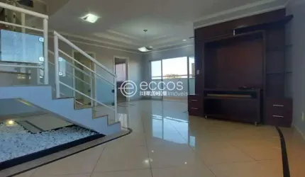 Cobertura à venda, 3 quartos, 3 suítes, 2 vagas, Santa Mônica - Uberlândia/MG