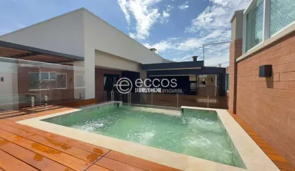 Cobertura à venda, 4 quartos, 4 suítes, 4 vagas, Lídice - Uberlândia/MG