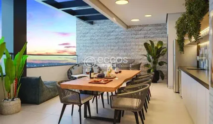 Cobertura à venda, 4 quartos, 4 suítes, 3 vagas, Santa Mônica - Uberlândia/MG