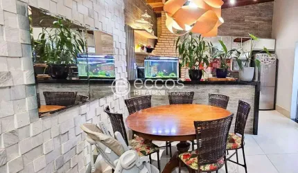 Casa em condomínio à venda, 3 quartos, 1 suíte, 2 vagas, Recreio dos Bandeirantes - UBERABA/MG