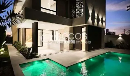 Casa em condomínio à venda, 4 quartos, 4 suítes, 3 vagas, Jardim Sul - Uberlândia/MG