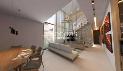 Casa em condomínio para aluguel, 4 quartos, 4 suítes, 2 vagas, Gávea - Uberlândia/MG