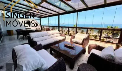 ESPETACULAR APTº COBERTURA DUPLEX FROTAL MAR, 5 SUÍTES, 5 VAGAS, 729 M², VARANDÃO, LAZER COMPLETO COM PISCINA, PORTARIA 24 HORAS &gt; BARRA DA TIJUCA/RJ