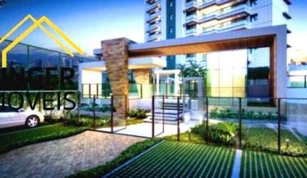 Novo e Amplo Aptº à Venda: 210 m², 3 Suítes, Andar alto, Vista deslumbrante, Ampla Sala em 3 ambientes, 5 Banheiros, 4 Vagas, Infraestrutura Total