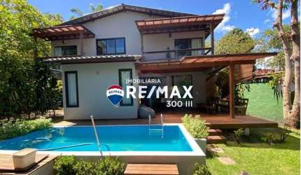 Casa Sobrado com piscina á beira mar !