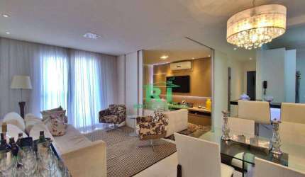 Apartamento Frente Mar, 2 Dormitórios sendo 1 Suíte, 2 Vagas, Área de Lazer, Astúrias, Guarujá/SP