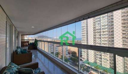 Apartamento com 3 dormitórios à venda, 120 m² por R$ 1.400.000,00 - Enseada - Guarujá/SP