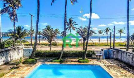 Casa Frente Mar, 4 Dormitórios (3 Suítes), 4 Vagas, Piscina, Enseada, Guarujá/SP.