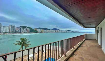 Apartamento  FRENTE MAR, 3 dormitórios (1 suíte), 2 vagas, Lazer, Jardim Astúrias - Guarujá/SP