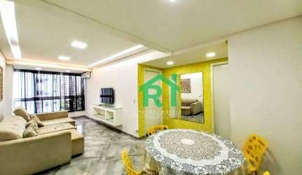 Apartamento com 2 dormitórios à venda, 75 m² por R$ 590.000,00 - Jardim Astúrias - Guarujá/SP