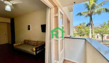 Apartamento na Praia, 1 Dormitório,  Enseada - Guarujá/SP