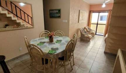 Cobertura duplex mobiliada à venda na Praia Grande