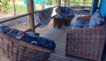 CASA CONTEINER TINY-HOUSE COM 2 DORMITÓRIOS NO UBATUMIRIM.