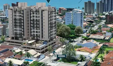 Alpha Martim - Apartamentos na planta à venda em Caraguá na praia Martim de Sá