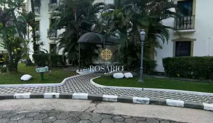 Apartamento à 100 mts da praia das Toninhas com 3 dormitórios no Wembley Tênis na Toninhas Ubatuba