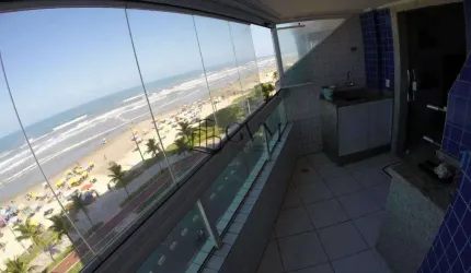 Apartamento com 3 dorms, Caiçara, Praia Grande