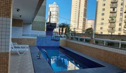 Apartamento com 2 dorms, Caiçara, Praia Grande