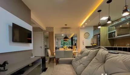 Apartamento mobiliado com 2 dormitórios no bairro São João em Itajaí