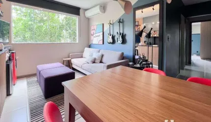 Apartamento semi mobiliado com 1 suíte e 1 dormitório no bairro Ressacada em Itajaí