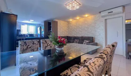 Apartamento semi mobiliado com 1 suíte e 2 dormitórios no Centro de Itajaí