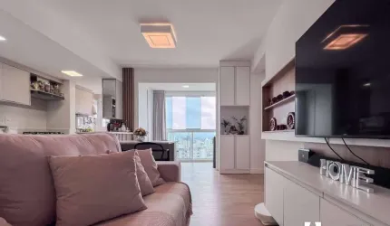 Apartamento semi mobiliado com 2 suítes no Centro de Itajaí
