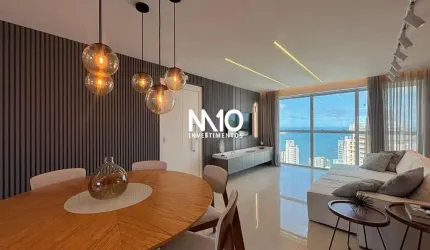 Apartamento 3 suítes para locação anual e Venda finamente mobiliado Centro/ Barr