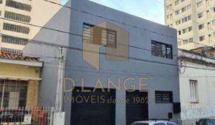 Barracão à venda em Campinas, Centro, com 220 m²