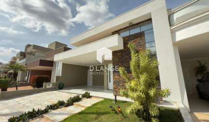 Casa à venda em Paulínia, Parque Brasil 500, com 3 suítes, com 201.17 m², Condomínio Yucatan