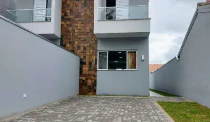 Sobrado novo, designer moderno, pronto para morar - Ac.Financ.