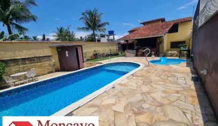 Sobrado frente mar total com 500 ms de área-Praia das Palmeiras