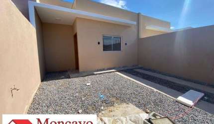 Casa nova com acabamento fino - Aceita financiamento bancário