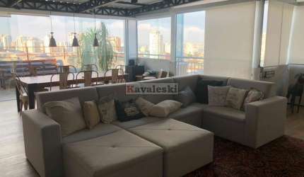 MODERNA COBERTURA  DUPLEX 168M² 3 VAGAS 3 DORM, 1 STE VILA GUMERCINDO