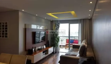Apartamento Maravilhoso 84 metros Próx Metrô 3 dormitórios 1 suite 1 vaga - Ac Permuta