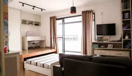 Studio à venda com 35m², 1 quarto e 1 vaga