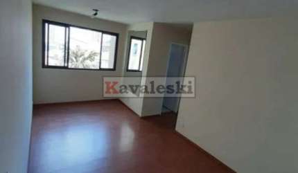 Apartamento com 49m²  com 2 quartos e 1 vaga.