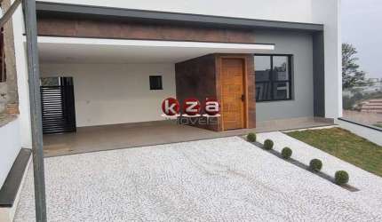 Casa térrea a venda com 3 suítes em condomínio à venda no Condomínio Bosque da Mata, Valinhos, piscina, 2 salas, 5 banheiros, 4 vagas, 185m²!